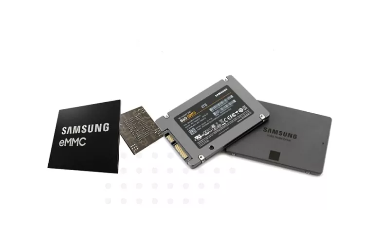 تفاوت SSD و eMMC