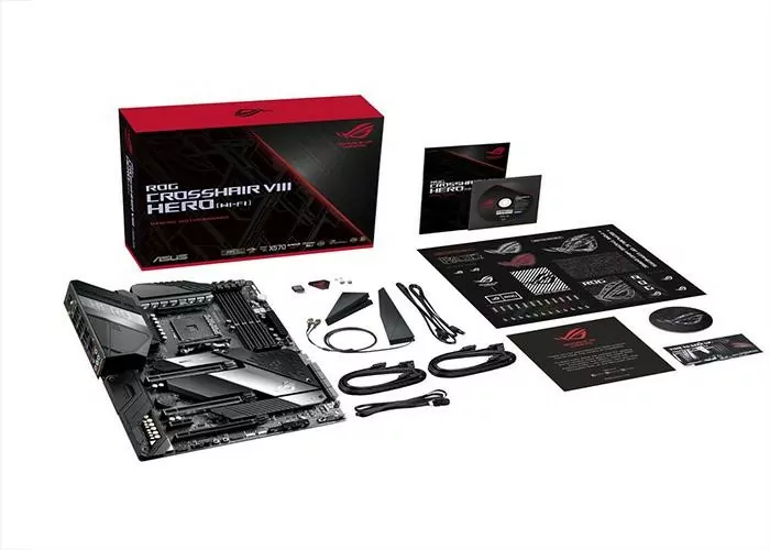مادربرد مدل Asus X570 ROG Crosshair VIII Hero Wi-Fi از بهترین‌های مادربرد گیمینگ
