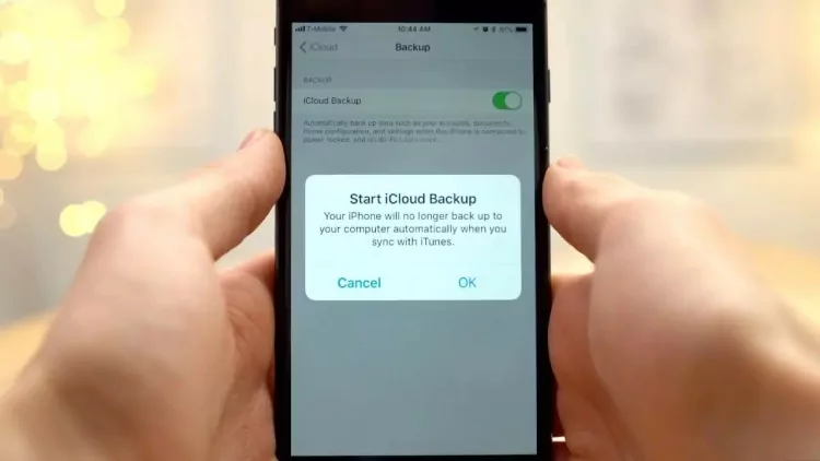 پشتیبان‌گیری از دستگاه iOS با استفاده از iCloud