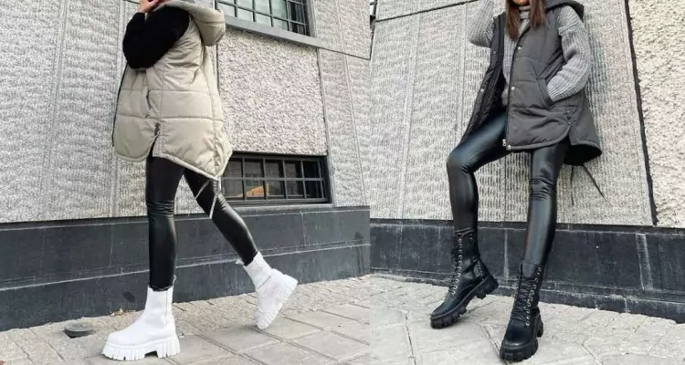 با هودی چه شلواری بپوشیم؛ لگ چرم