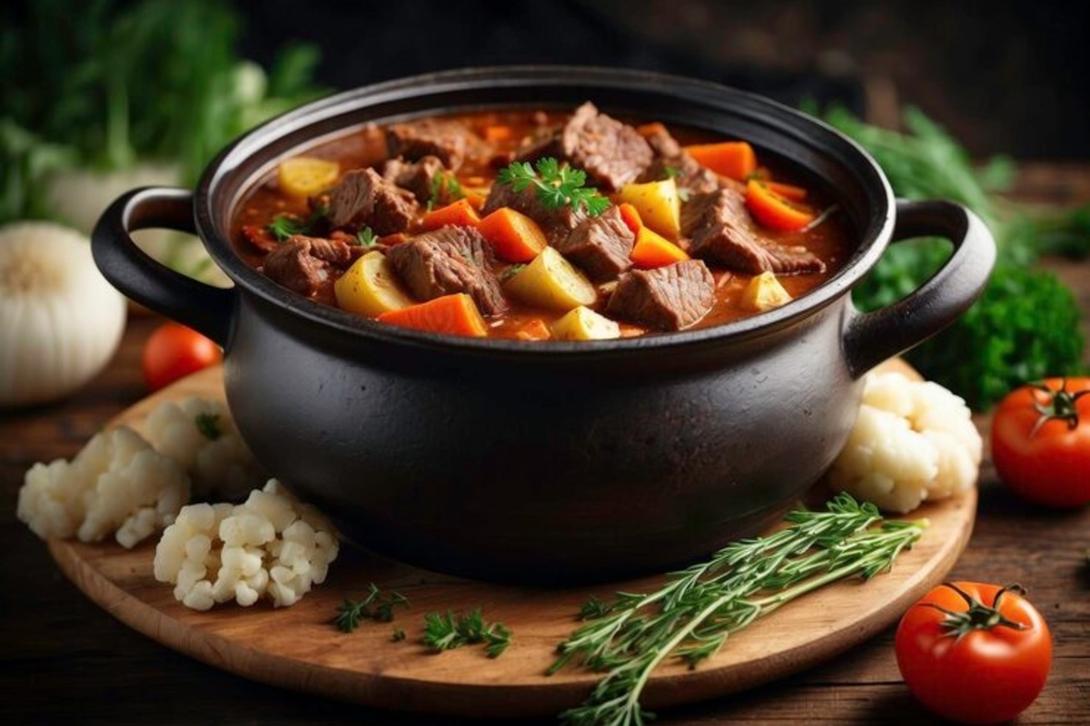 آشپزی در قابلمه گرانیتی